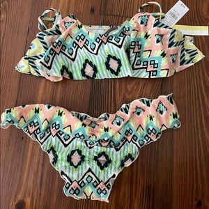 LA hearts pacsun bikini swimsuit set S top / M bottom